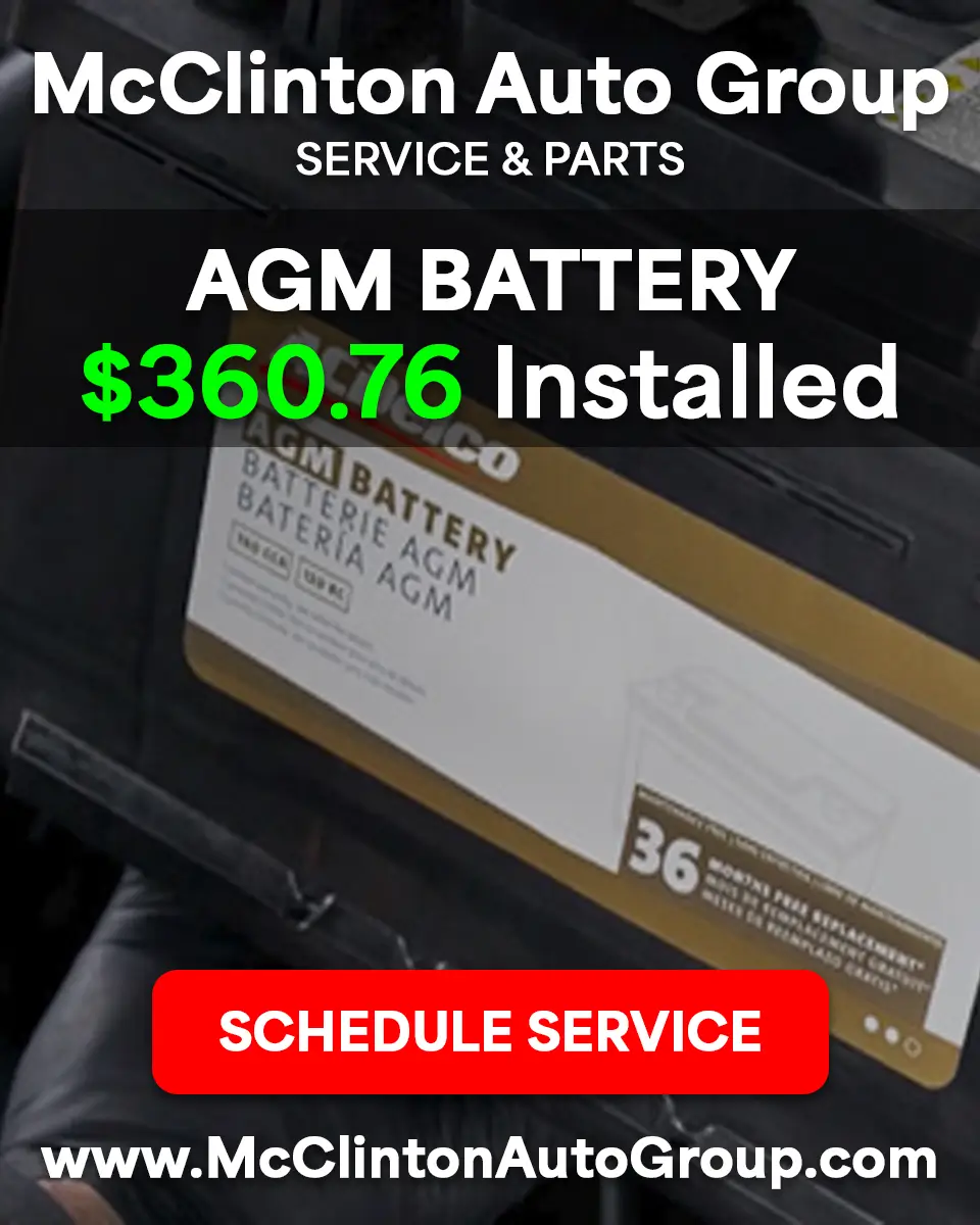 Coupon for AGM BATTERY $360.76 Installed